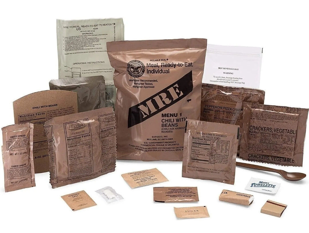 MRE (Meals ready to eat) single meal – NW Surplus Supply